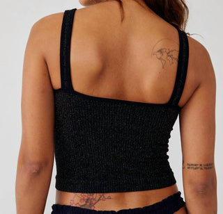Free People - Ribbed Cropped Brami Tank Top