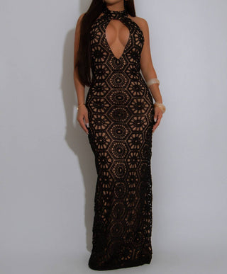 Chicways - Adore Her Lace Maxi Dress