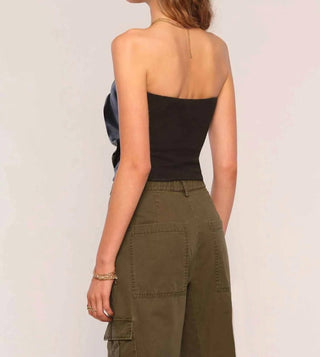 Heartloom - Cyndi Faux Leather Bandeau Top