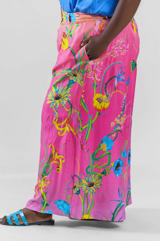 La Fuori - Armorosa Gardenia Flared Pants - Plus