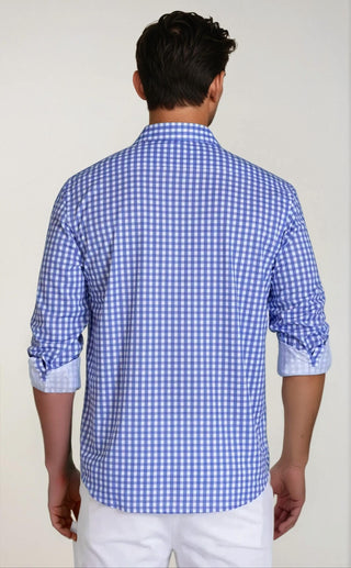Buki - Mauro Long Sleeve Check Tech Shirt