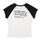 Ed Hardy - Heart Wings Raglan Cap Sleeve Tee