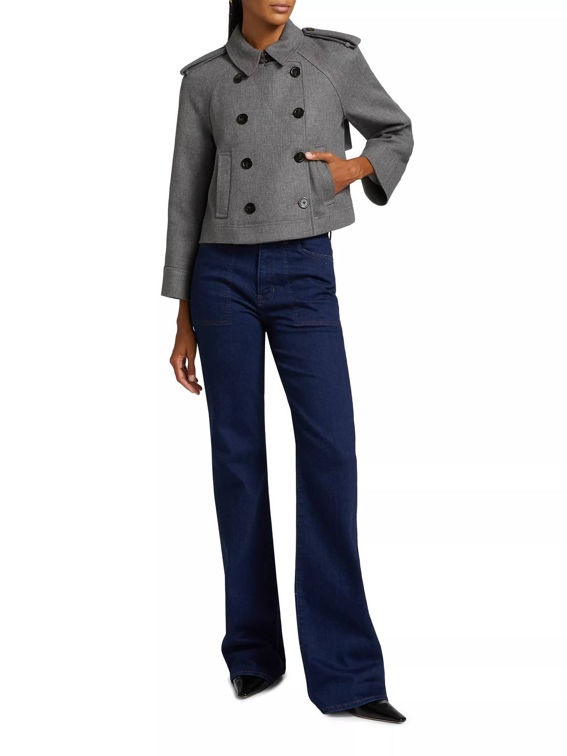 Veronica Beard - Cropped Conneley Trench Jacket