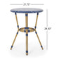 Outdoor PE Rattan and Aluminum 3 Piece French Bistro Set