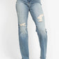 Judy Blue - Rebel Edge High Waist Dad Straight Jeans