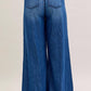 Judy Blue - Women's High Waist Featherweight Palazzo Fit Jeans