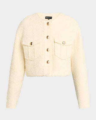 Generation Love - Emille Tweed Bomber Jacket
