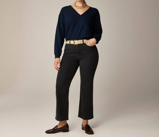 J.Crew - High-rise Cropped Kickout Jean In 1996 Semi-stretch