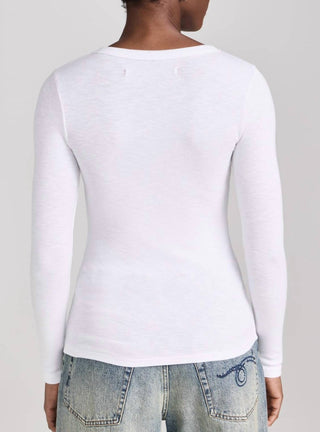 Enza Costa - Textured Rib Crew Tee