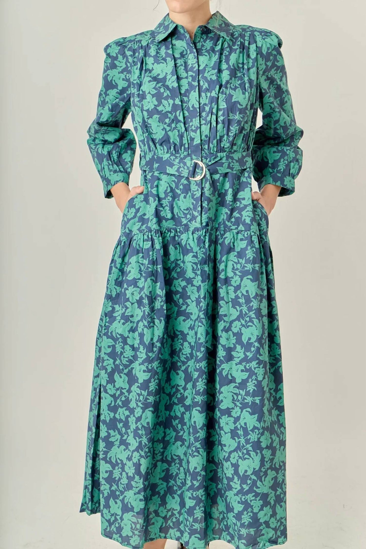 English Factory - Fall Printed Midi Dress