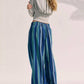 Free People - Day's End Linen Striped Pull-On Pants