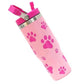42Pops - Animal Paw Print Stainless Steel Insulated 30 Oz Tumbler