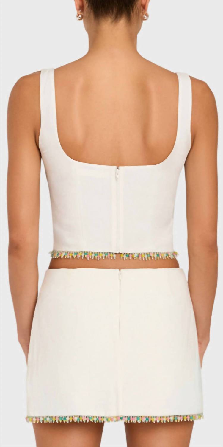 Amanda Uprichard - Jace Linen Top