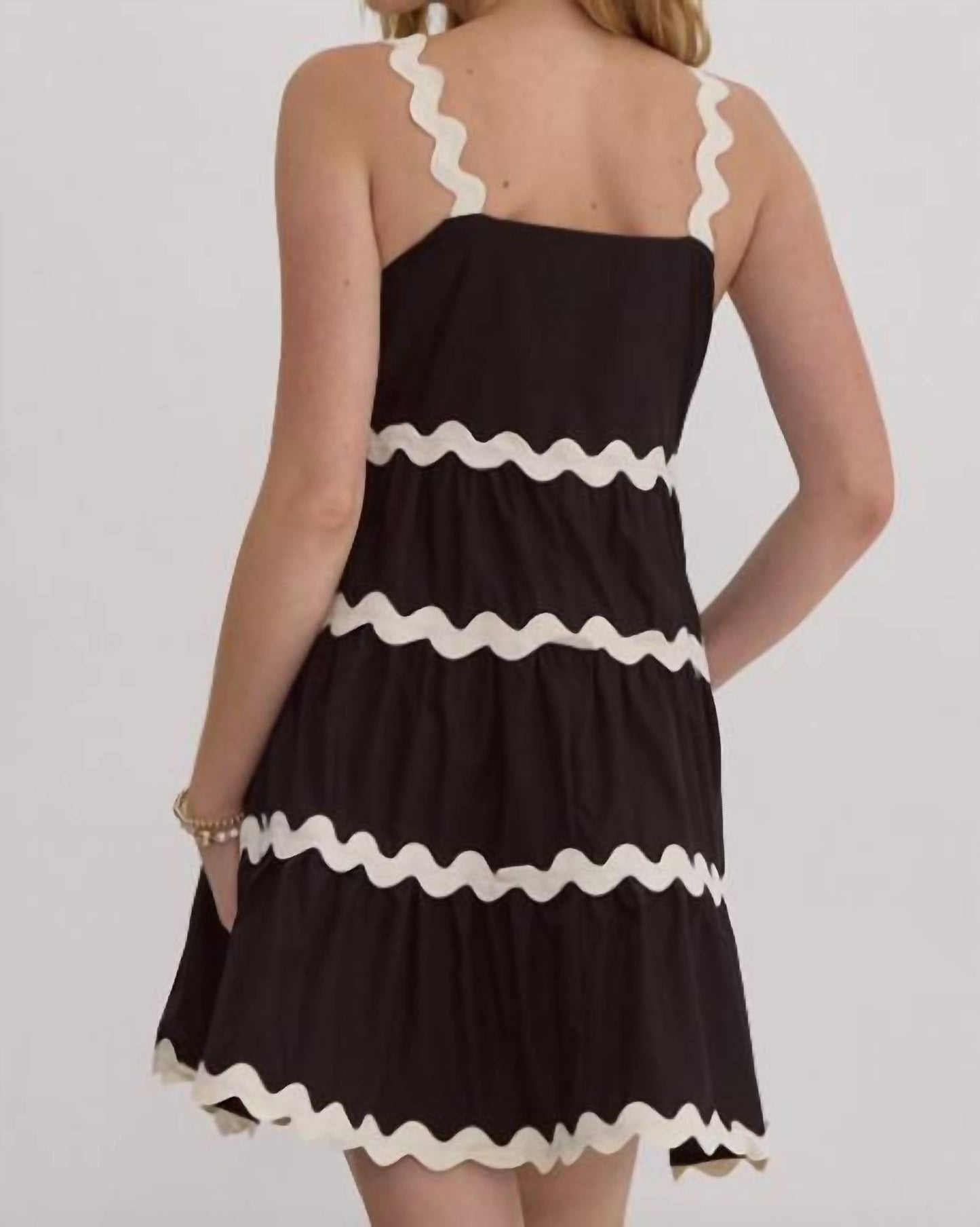 Entro - Ric Rac Short Dress