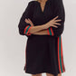 Entro - Sporty Side Stripe Pullover Mini Dress