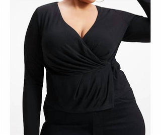 Good American - Good Touch Wrap Top