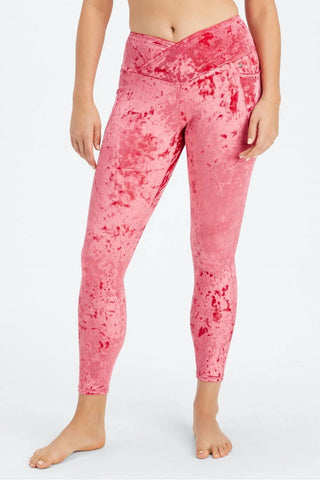 Fabletics - Crushed Velour Crossover Legging