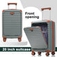 Deluxe 5-Piece Hard-Side Luggage Set with USB and TSA Security