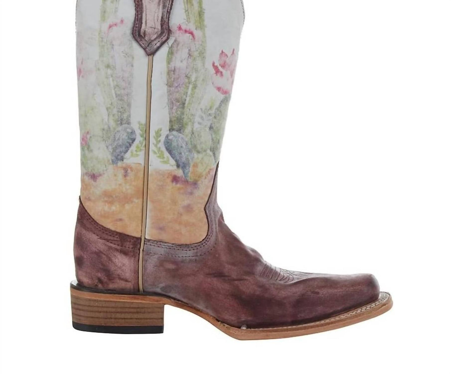 Circle G - Women's Desert Stamp Square Toe Boot