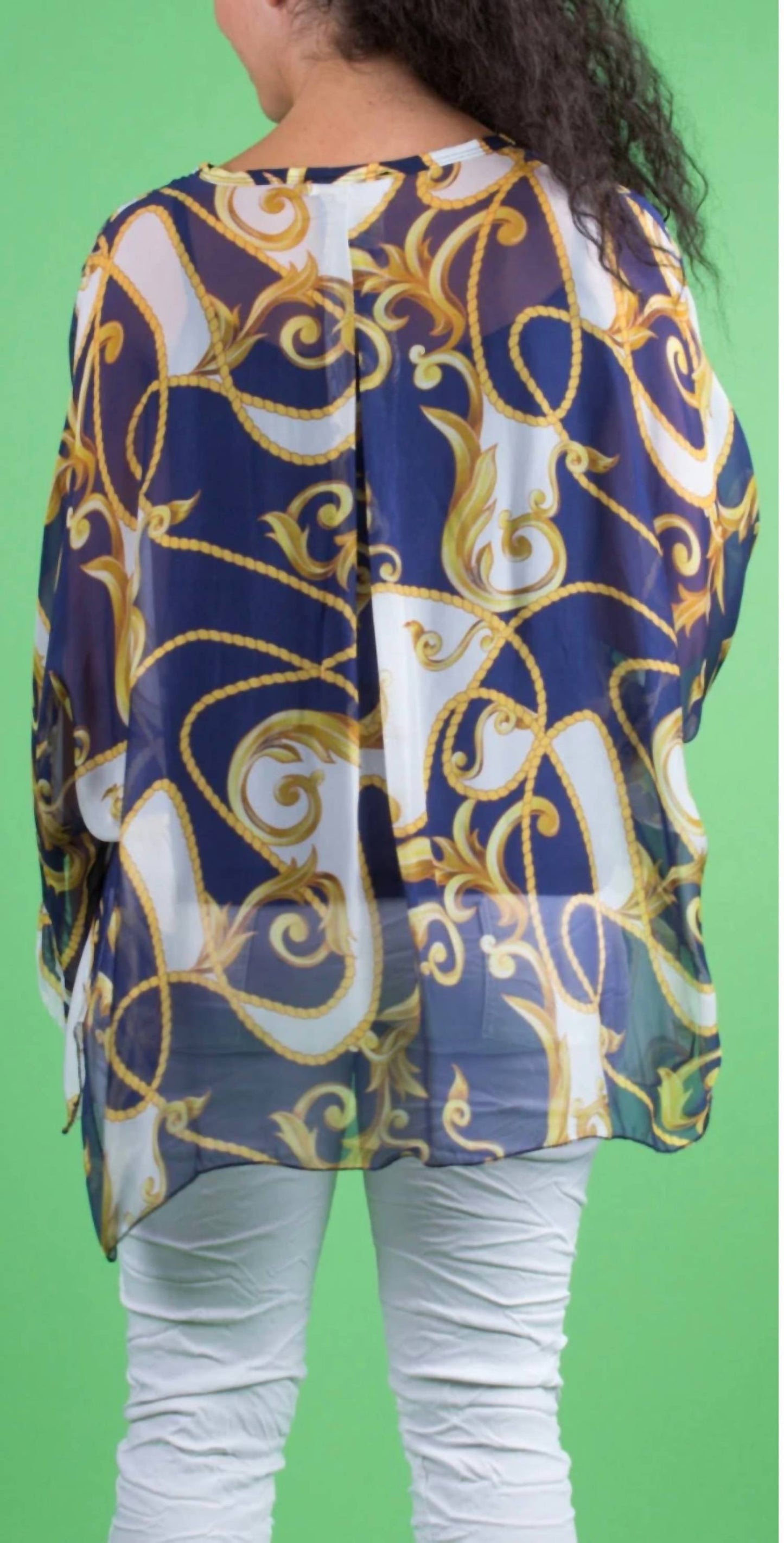 Gigi Moda - Angelo Baroque Silk Blouse