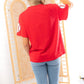 Abln Boutique - Home Run Hitter Sequin Baseball Tee