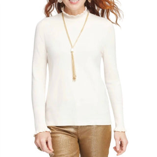 Chico'S - Ruffle Turtleneck Sweater