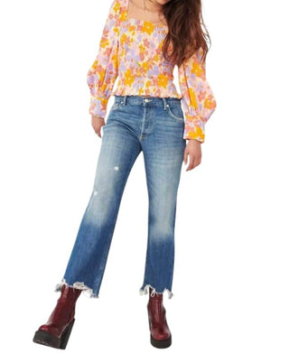 Free People - Maggie Mid Rise Straight Leg Jeans