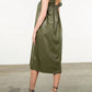 Thml - Allure Faux Leather Midi Dress