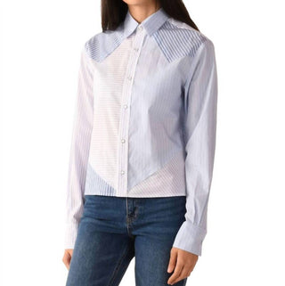 Cissa - Raw Edge Western Shirt