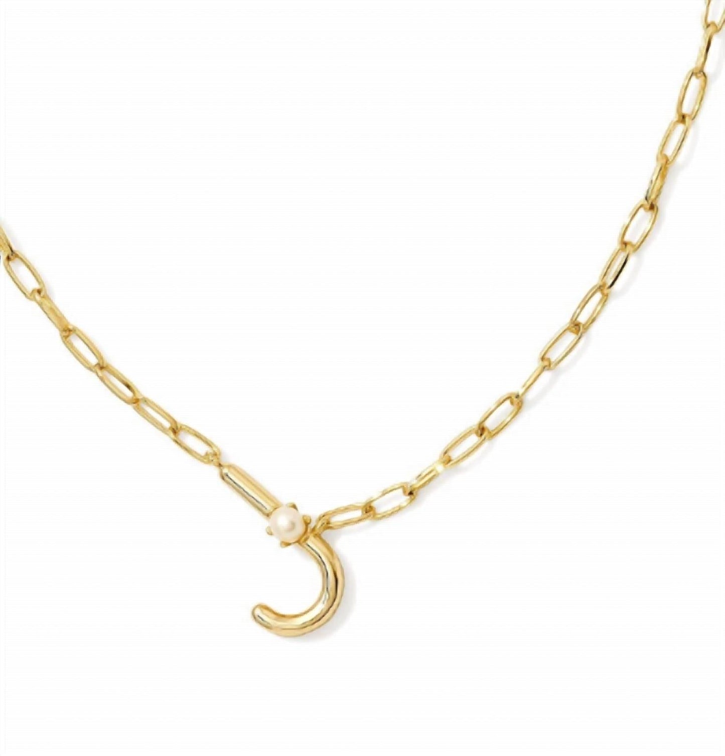 Kendra Scott - Women's Pearl Letter J Pendant Necklace