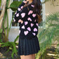 Beach Riot - Girls Callie Hearts Sweater