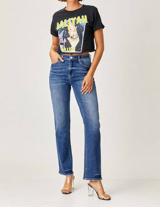 Risen - Midrise Slim Relaxed Straight Jeans