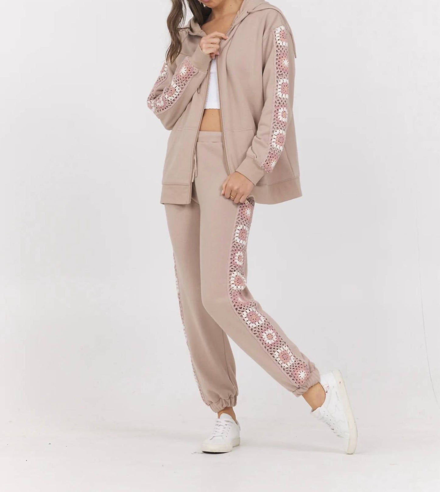 Vintage Havana - French Terry Zip Hoodie