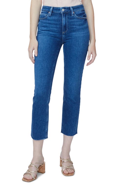 PAIGE Cindy High Waist Crop Straight Leg Jeans in Wonderwall, Size 29