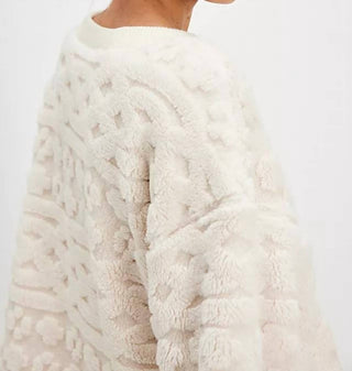 Free People - Cable Knit Sweatshirt