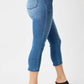 Judy Blue - High Waist Cool Denim Pull On Capri
