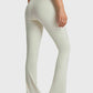 Trendsi - Flare Yoga Pants With Elastic Waist Pants