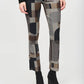 Joseph Ribkoff - Plaid Geometric Straight Ankle Pant