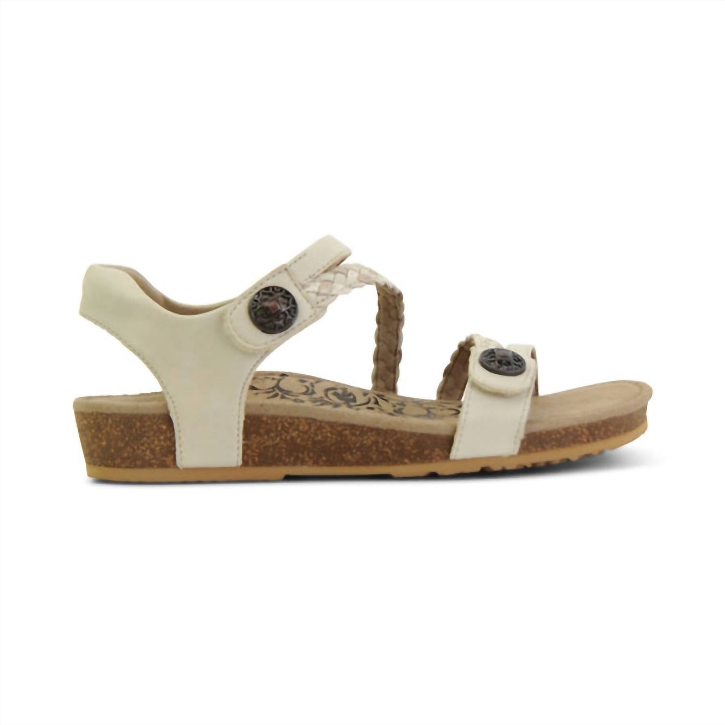Aetrex - Women's Jillian Braided Quarter Strap Sandal