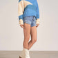 Elan - Triangles Round Neck Sweater