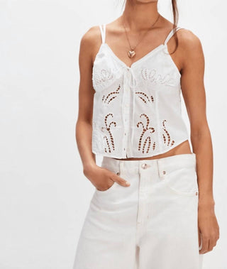 Free People - Sweet Sammi Eyelet Top