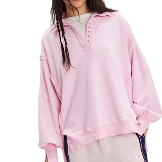 Free People - Camden Henley Sweatshirt