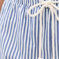 Perfectwhitetee - Riley Cotton Poplin Stripe Short