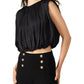 Steve Madden - Cherra Crewneck Crop Top