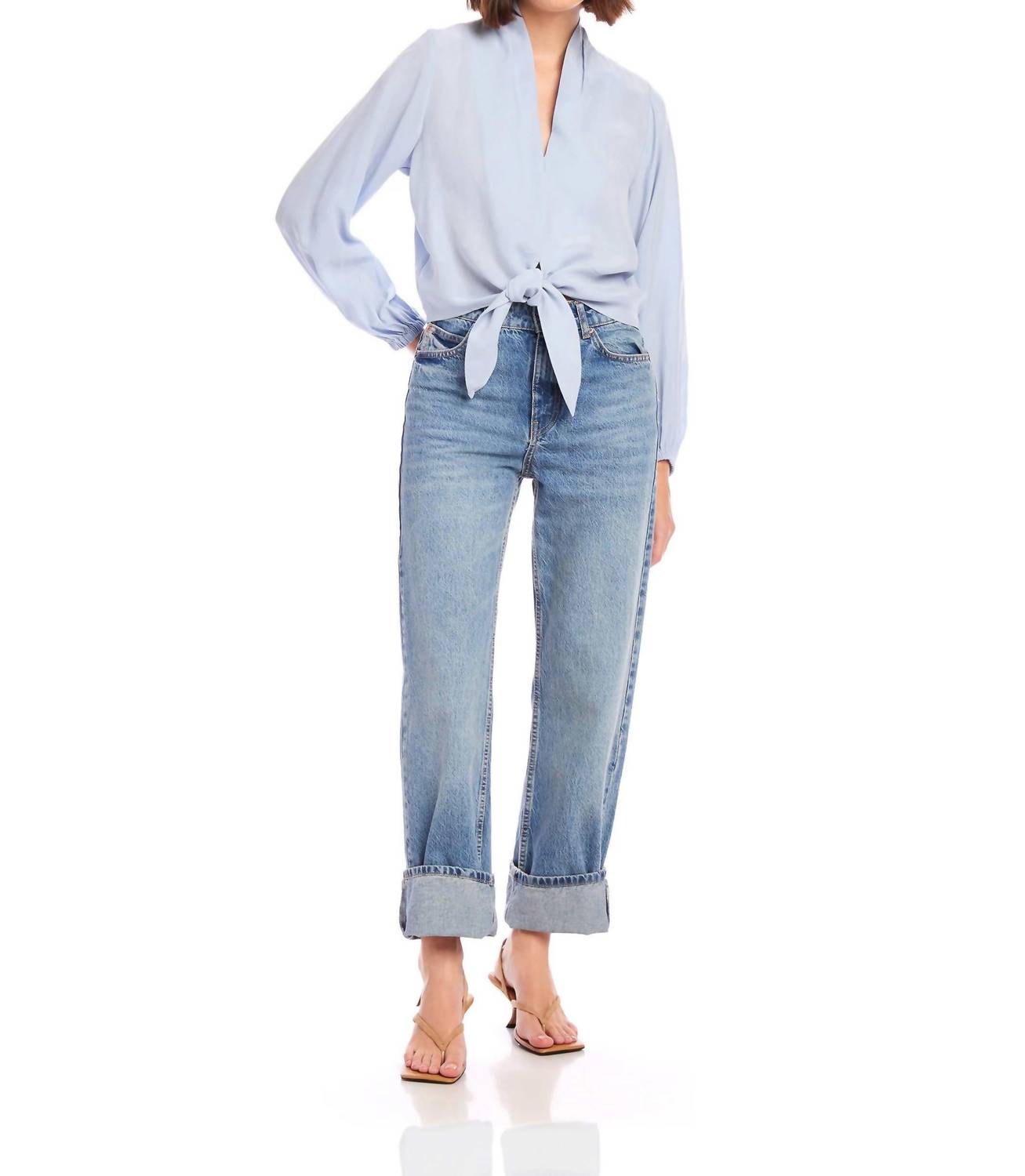 Fifteen Twenty - Capri Tie-Front Blouse