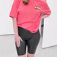 Benie - Pleather Biker Shorts