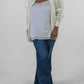 -Bl^Nk- - Ayana Long Sleeve Zip Front Jacket - Plus