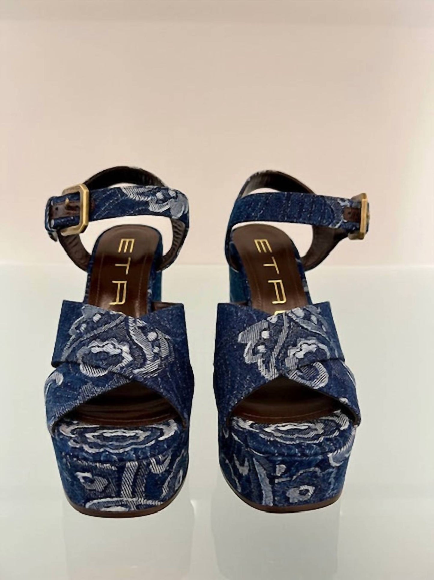 Etro - Platform Jacquard Sandal