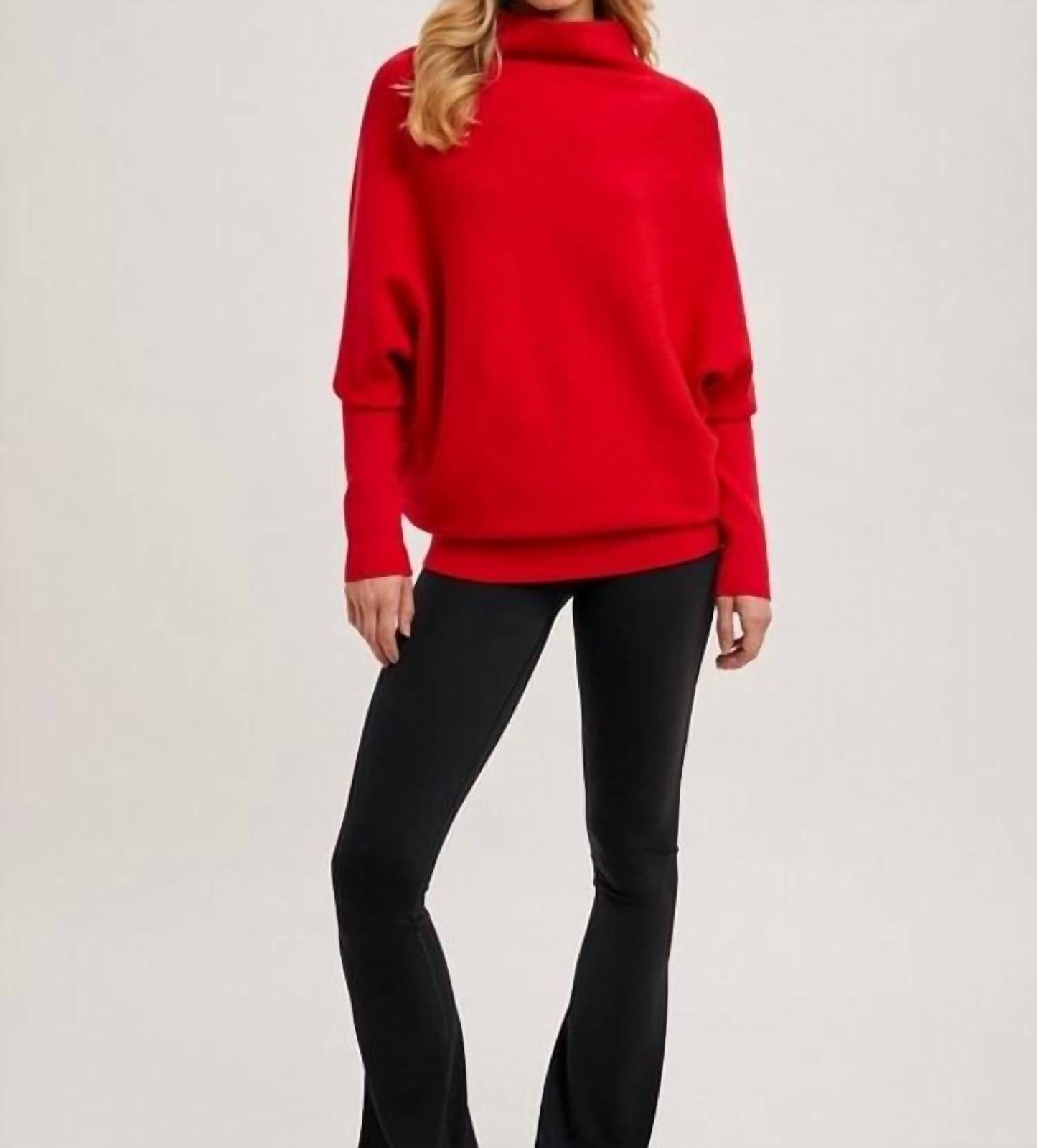 Bluivy - Slouch Neck Dolman Pullover