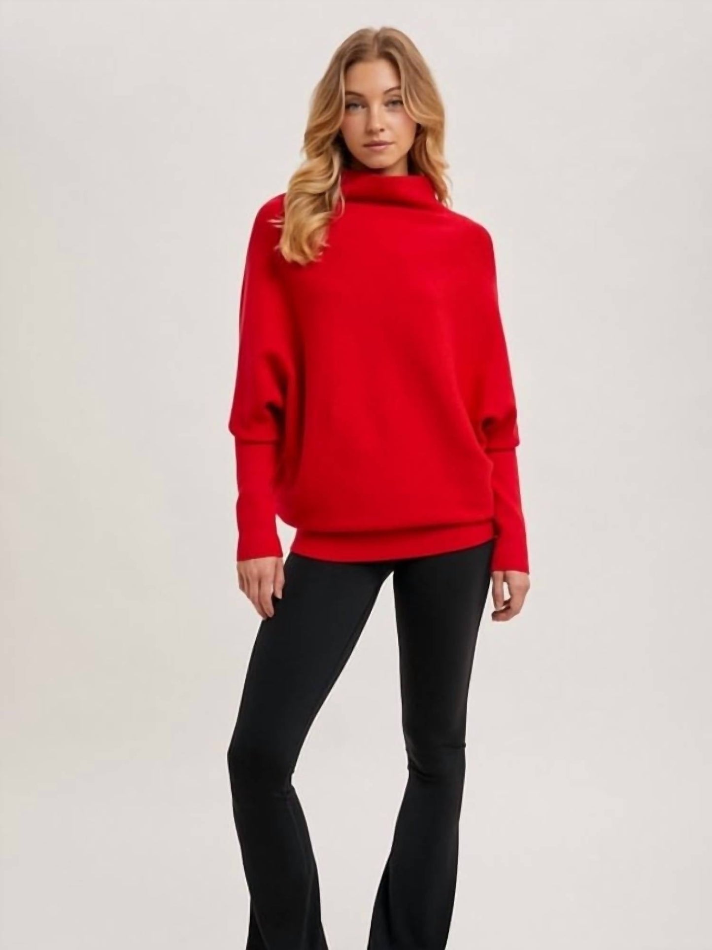 Bluivy - Slouch Neck Dolman Pullover
